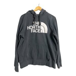 North Face Black Hoodie Sweatshirt Pullover Casual Athleisure Comfy Utility L